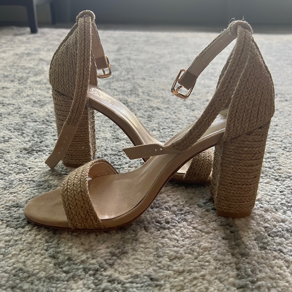 RAYE heels worn once